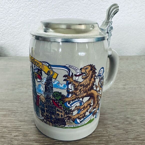 Munchen Germany Beer Stein Ceramic Mug - Picture 1 of 5
